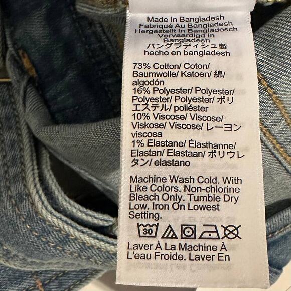 NWT Crewcuts Girls Denim Shortalls Size 4 - Picture 7 of 7